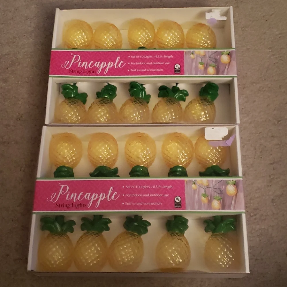 Pineapples String Party Lights Luau